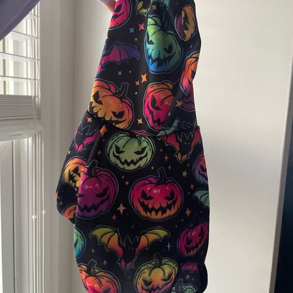 Halloween/Pumpkin S Hooded Pet Costume - Picture 2 of 6